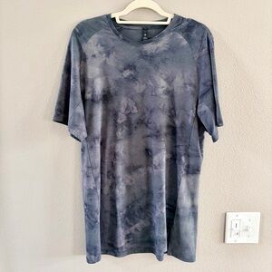 Lululemon athletica Men's Large Short Sleeve Tie-Dye Tee Slate Gray